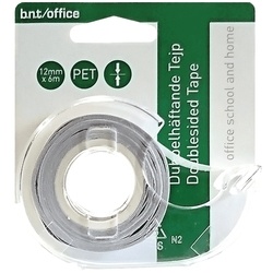 Līmlente divpusējā ar turētāju, 12 mm x 6 m, BNT