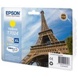 Tintes kasete Epson T7024 (C13T70244010), dzeltena