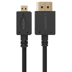 Video kabelis Gembird HDMI - Micro HDMI 2.0, ar Ethernet, 3m, melns
