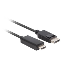 Video kabelis Lanberg Displayport 1.1 - HDMI, 1.8m, melns