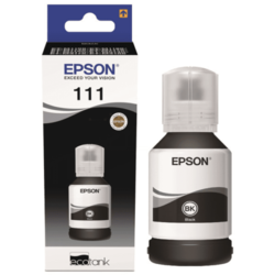 Tintes kārtridža pudele Epson 111 melns (6000 lapas)