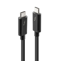 USB kabelis Lindy USB-C - USB- C, Thunderbolt 3, PD 100W, 4K60Hz, 2m, melns