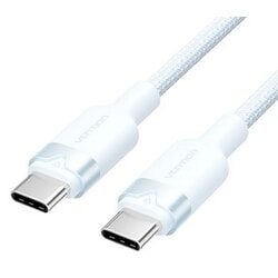 USB kabelis Vention USB-C - USB-C, 2.0, PD 60W, 2m, zils