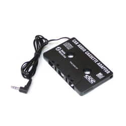 Audio adapteris Savio kasete - 3.5mm, melns
