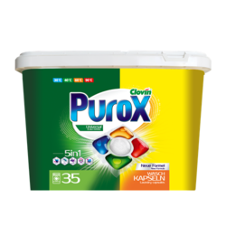 Veļas mazgāšanas kapsulas Purox, Universal, 35 gab.