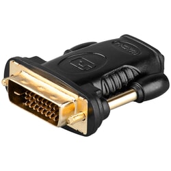 Video adapteris Goobay HDMI - DVI-D (24+1), melns