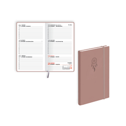 Plānotājs Pocket Soft, mākslīgā āda, rozā (10130614)