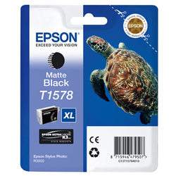 Tintes kasete Epson T157 (C13T15784010), matēta melna