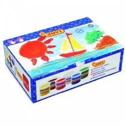 Pirkstiņkrāsu komplekts JOVI 125ml, 6 krāsas