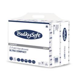 Papīra dvieļi - salvetes BulkySoft Premium, Z-fold, H2, 2 slāņi, 250 loksnes, 15 pac./iepak.