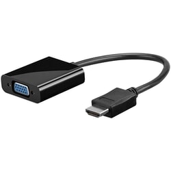 Video adapteris Goobay HDMI - VGA, 15cm, melns