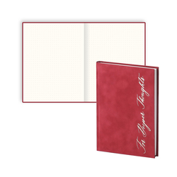 Piezīmju grāmata Red Velvet, samta vāki, punktota, BPG (41016015)