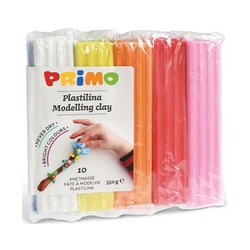 Plastilīns, 10 krāsas, 55g, Primo