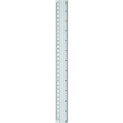 Lineāls 50 cm, metāla, Grand