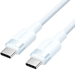 USB kabelis Vention USB-C - USB-C, 2.0, PD 60W, 1m, zils