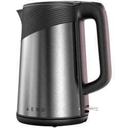 Elektriskā tējkanna AENO EK3, 2200W, 1.7L, nerūsējoša tērauda/plastmasas, pelēka