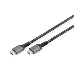Video kabelis Digitus HDMI - HDMI 2.1, 1m, melns