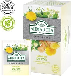 Zāļu tēja Ahmad, Detox, 20 gab.