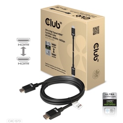 Video kabelis Club3D HDMI - HDMI 2.1, 3m, melns