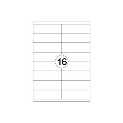 Uzlīmes aploksnēm, 105x35 mm, baltas, Rillstab, 100 loksnes