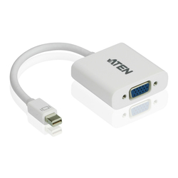 Video adapteris Aten Mini DisplayPort 1.2a - VGA, balts