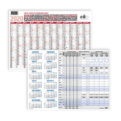 Tabulkalendārs A4 Simple