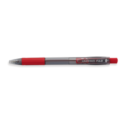 Pildspalva lodīšu, sarkana, 0.7mm, Unomax FAB GP Smoked