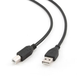 USB kabelis Gembird USB-A - USB-B, 2.0, 4.5m, melns