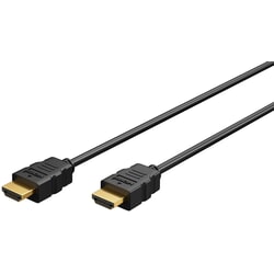 Video kabelis Goobay HDMI - HDMI 2.0, ar Ethernet, 15m, melns
