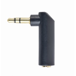 Audio adapteris Gembird 3.5mm - 3.5mm, melns