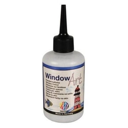 Vitrāžas krāsa 80ml, sudraba ar spīdumiem, Window Art