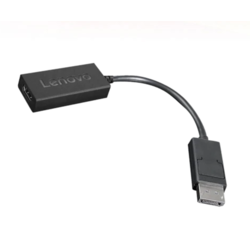 Video adapteris Lenovo DisplayPort - HDMI 2.0b, melns