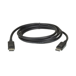 Video kabelis Aten DisplayPort - Displayport 1.2, 3m, melns