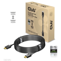 Video kabelis Club3D HDMI - HDMI 2.1, 5m, melns