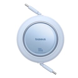USB kabelis Baseus USB-C - USB-C, 2.0, PD 100W, 2m, zils
