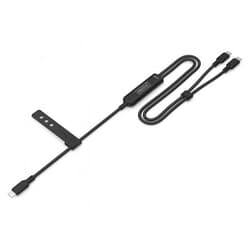 USB kabelis Digitus USB-C - 2xUSB-C, 2.0, PD 140W, 1.8m, melns