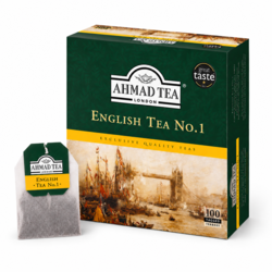 Melnā tēja Ahmad, English Tea No 1, 100 gab.