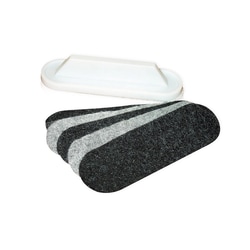 Tāfeles sūklis ar magnētu, baltai tāfelei, Oval Mini