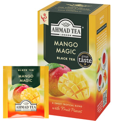 Melnā tēja Ahmad, Mango Magic, 20 gab.