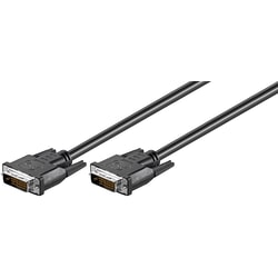 Video kabelis Goobay DVI-D - DVI-D (24+1), 1.8m, melns