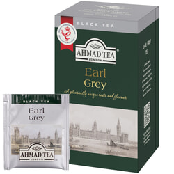Melnā tēja Ahmad, Earl Grey, 20 gab.