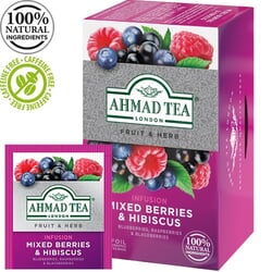 Augļu tēja Ahmad, Mixed Berries and hibiscus, 20 gab.