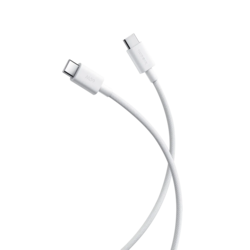 USB kabelis Xiaomi USB-C - USB-C, 2.0, 3A, 1m, balts