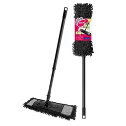 Mopa komplekts, 40 cm pēda, kāts, mikrošķiedras bārkstains mops, Pepita, York