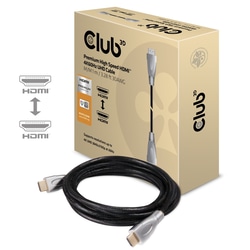 Video kabelis Club3D HDMI - HDMI 2.0, ar Ethernet, 1m, melns