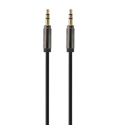 Audio kabelis Gembird 3.5mm - 3.5mm, 1m, melns