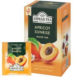 Melnā tēja Ahmad, Apricot Sunrise, 20 gab.