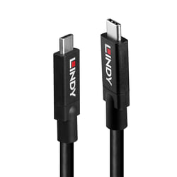 USB kabelis Lindy USB-C - USB-C, 3.2 Gen 2, PD 100W, 8K60Hz, 3m, melns