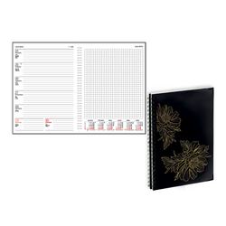Plānotājs Quadro Trend, ar spirāli, Flower (20370735)