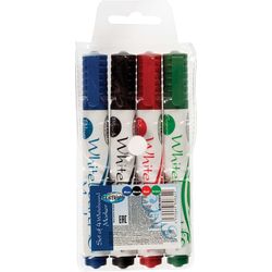 Marķieru komplekts, tāfeles, 2-4 mm, 4 krāsas, Centrum